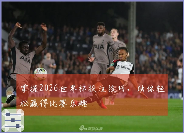 掌握2026世界杯投注技巧，助你轻松赢得比赛乐趣